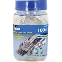 Ideal Feed-Through Cat6 Connector - (100pcs Jar)