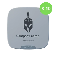 Brand Plate White 10x