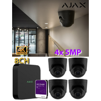4 x 5MP + 8CH 2TB AJAX BLK