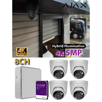 4 x 5MP HL + 8CH 2TB AJAX WTE