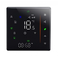 Fancoil Thermostat Black ZB