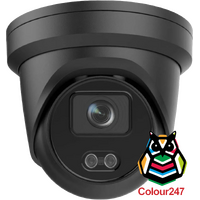 4MP IP Colour247 Turret (2.8mm Fixed-Lens) Black