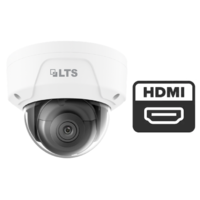 8MP IP Vandal Dome (2.8mm Fixed-Lens) HDMI Out