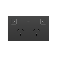 Socket Double P-BLK