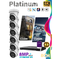 8K Kit 6 x 8MP + 8ch NVR 4TB