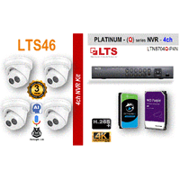 4ch NVR (2TB) + 4x (6MP) Camera KIT