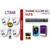 4ch NVR (4TB) + 4x (8MP) Camera KIT