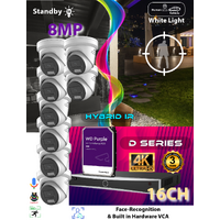 16ch NVR+ 8x 8MP Colour247 Kit