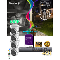 4ch NVR+ 4x 6MP Colour247 Kit
