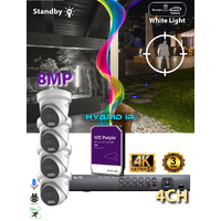 4ch NVR+ 4 x 8MP Colour247 Kit