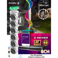 8ch NVR + 6x 6MP Colour247 Kit