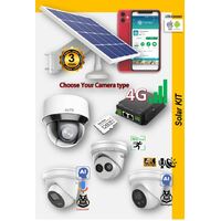 Lithium Solar 6MP AI Turret 4G Kit