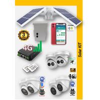 Lithium Solar 6MP AI Turret 4G Kit X2