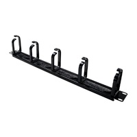 "19"" 1RU Metal Cable Manageme