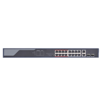 16ch PoE Switch (230W) 2x Up-Ports