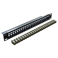 "CERTECH 24 Port 19"" Cat6A Sh