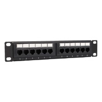 "10"" 12 Port Cat5e Patch Pane