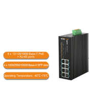 WI-TEK Industrial 8 Port PoE Switch