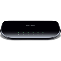 "TP-LINK 5 port Desktop Gigabit Switch, 5 10/100/1000M RJ45 PORTS, PLASTIC CASE"