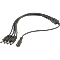 1x F DC-In to 4x M DC-Out