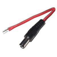 DC Jack - 2.1mm (M) 13cm Fig-8 Tail