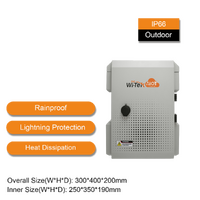 WI-TEK IP66 and IK10 IoT Housing 300x400x200 mm