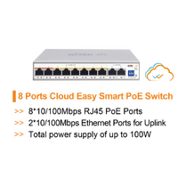 WI-TEK 8 Port Easy Cloud PoE Switch