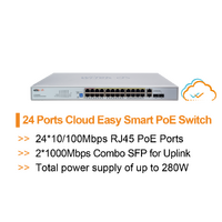 WI-TEK 24 Port Easy Cloud PoE Switch