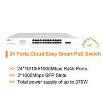 WI-TEK Gigabit 24 Port Cloud PoE Switch
