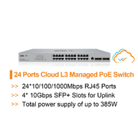 WI-TEK L3 Managed 24 Port Cloud PoE Switch