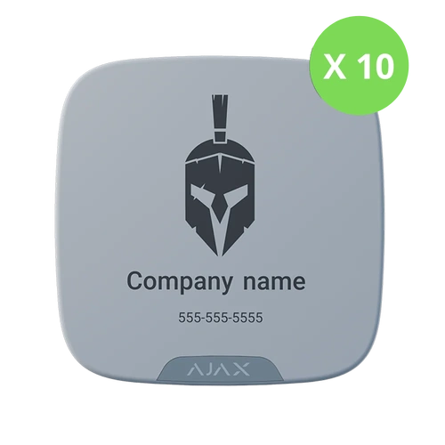 Brand Plate White 10x
