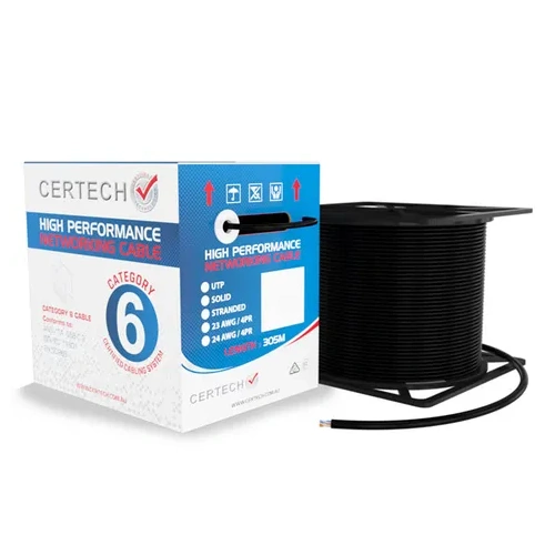 Certech 305M Cat6 Black