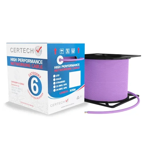 Certech 305M Cat6 Purple