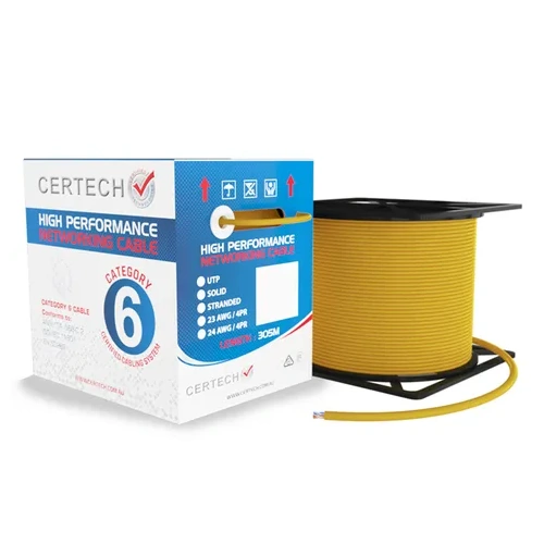 Certech 305M Cat6 Yellow