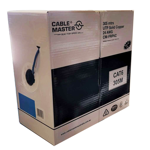 Cat6 - 305 Metres Cable (Blue)