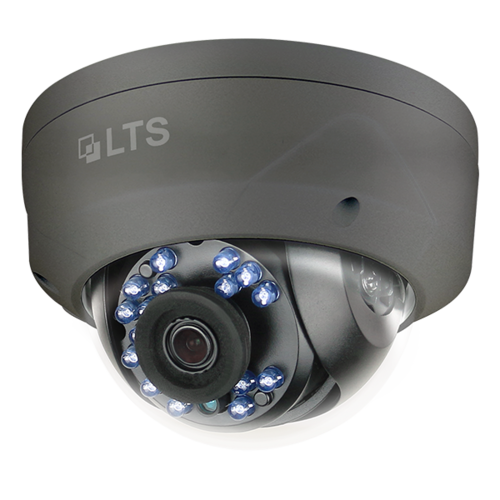 2.1MP TVI Vandal Dome (3.6mm Fixed-Lens) Black