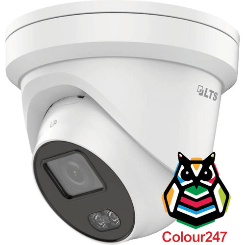 8MP IP Colour247 Turret (2.8mm Fixed-Lens)