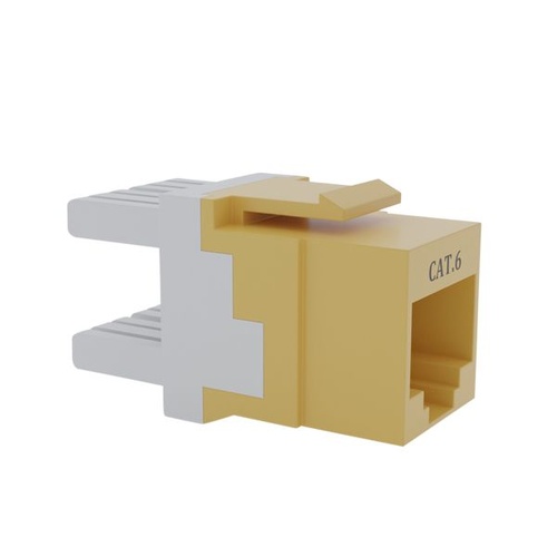 "Cat6 RJ-45 UTP Keystone Jack.