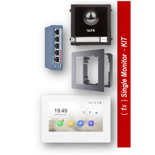 (IP) Modular + 1x(White) Monitor KIT (Surface)