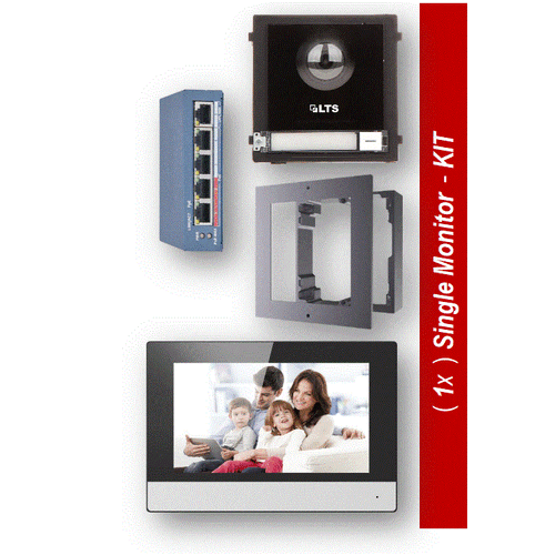 (IP) Modular + 1x(Black) Monitor KIT (Surface)