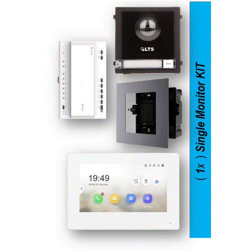 (2W) Modular + 1x(White) Monitor KIT (Flush )