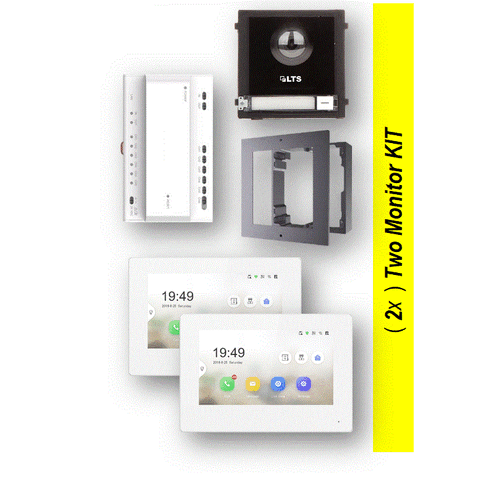 (2W) Modular + 2x(White) Monitor KIT (Surface)