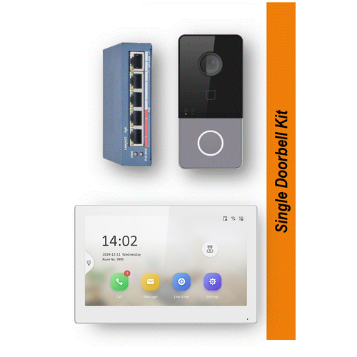 (IP) Intercom + 1x(White) Monitor KIT