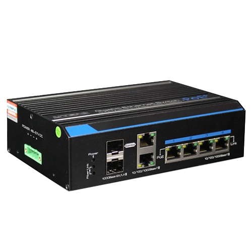 4ch Industrial PoE++ Switch