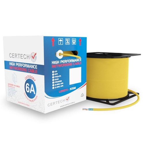"CERTECH 305M Cat6A 10G F/UTP
