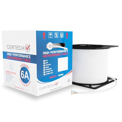 "CERTECH 305M Cat6A 10G U/UTP