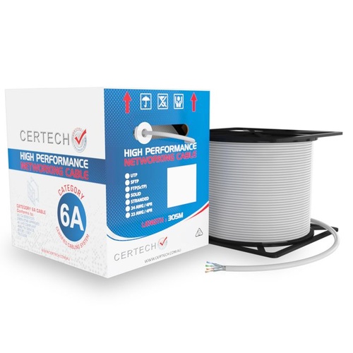 "CERTECH 305M Cat6A 10G S/FTP