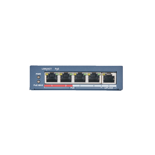 4ch PoE Switch (60W) 1x Up-Ports