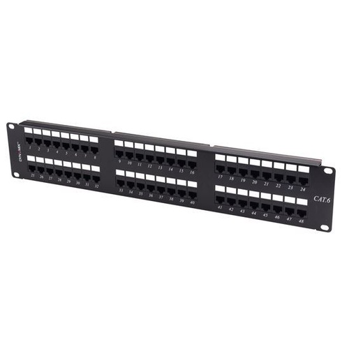 "CERTECH 2RU 48 Port 19"" Cat6