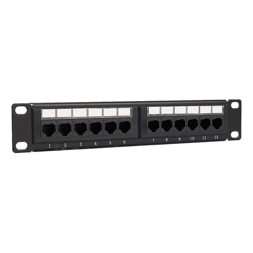 "10"" 12 Port Cat5e Patch Pane